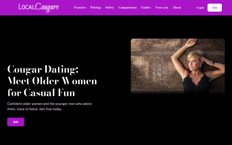 localcougars.com Reviews & Reviews Website Screenshot