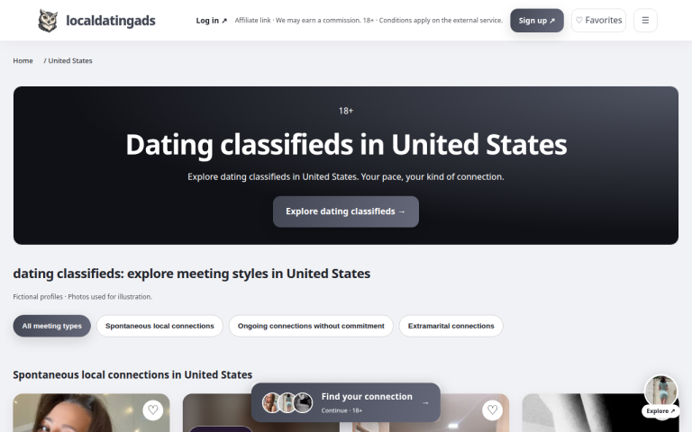 localdatingads.com Reviews & Reviews Website Screenshot