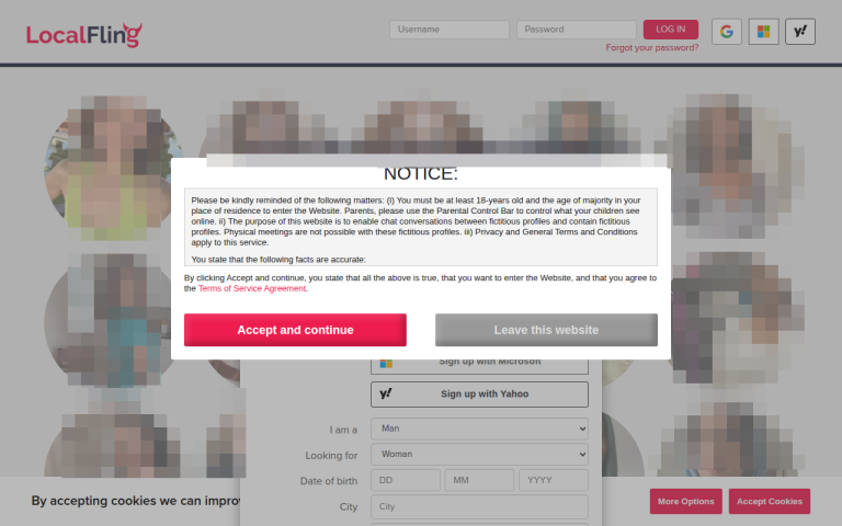localfling.co.uk Reviews & Reviews Website Screenshot