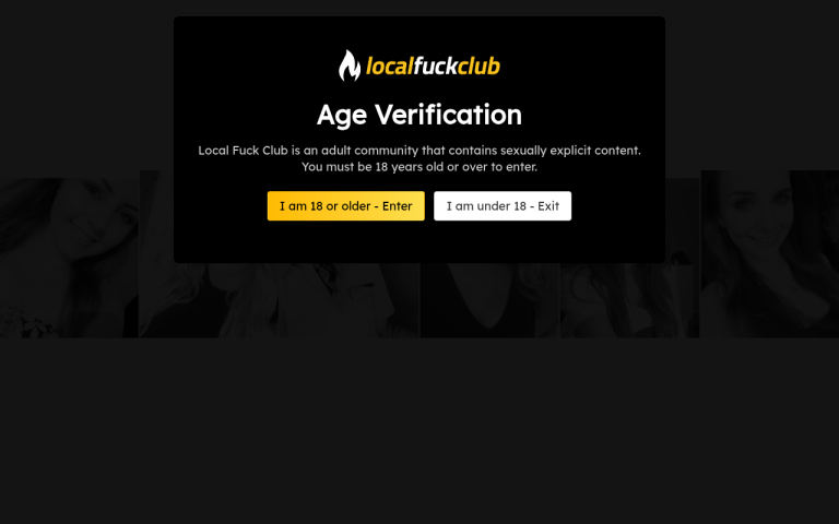 localfuckclub.com Reviews & Reviews Website Screenshot