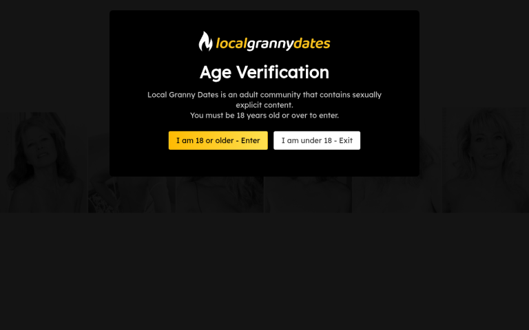 localgrannydates.com Reviews & Reviews Website Screenshot