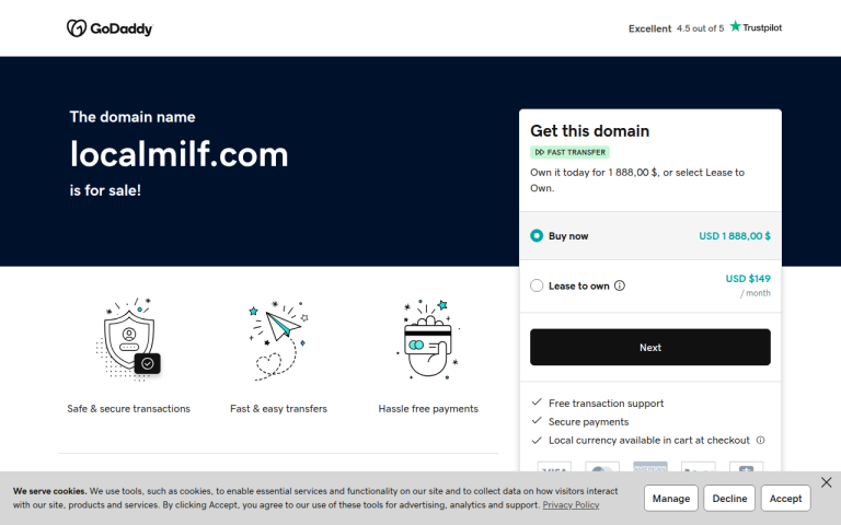 localmilf.com Reviews & Reviews Website Screenshot