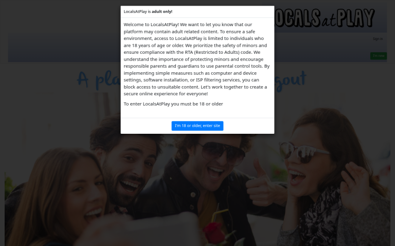 localsatplay.com Reviews & Reviews Website Screenshot