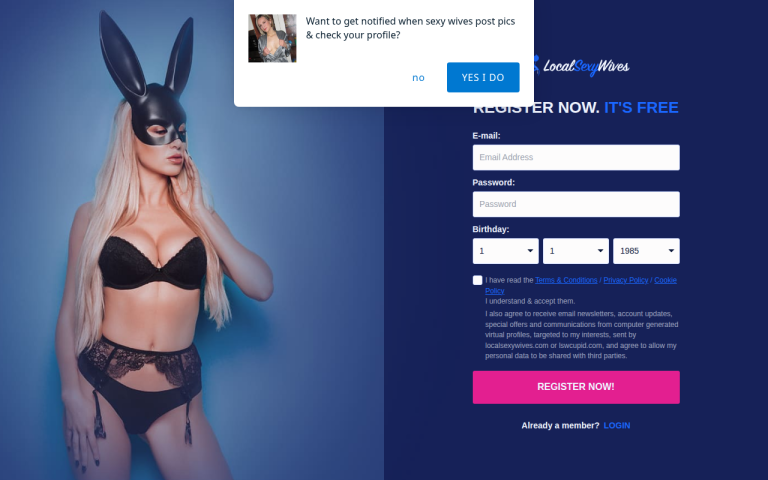 localsexywives.com Reviews & Reviews Website Screenshot