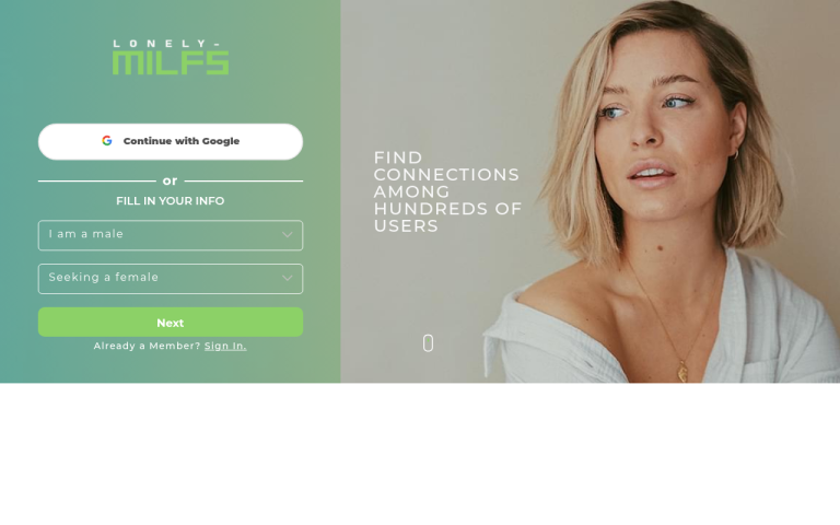 lonely-milfs.com Reviews & Reviews Website Screenshot
