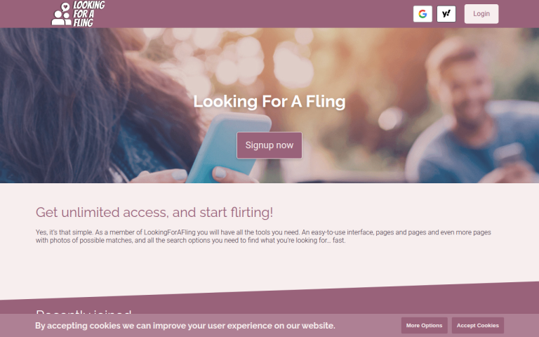 lookingforafling.com Reviews & Reviews Website Screenshot