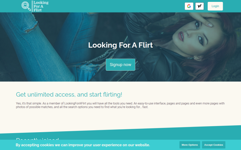 lookingforaflirt.com Reviews & Reviews Website Screenshot