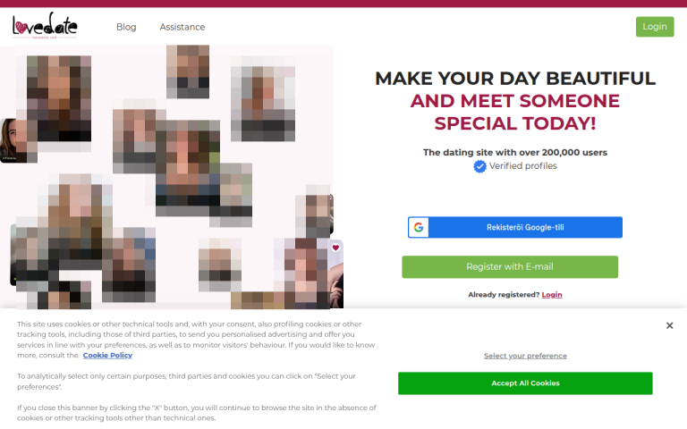 loovedate.com Reviews & Reviews Website Screenshot