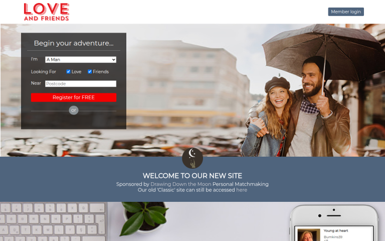 loveandfriends.com Reviews & Reviews Website Screenshot
