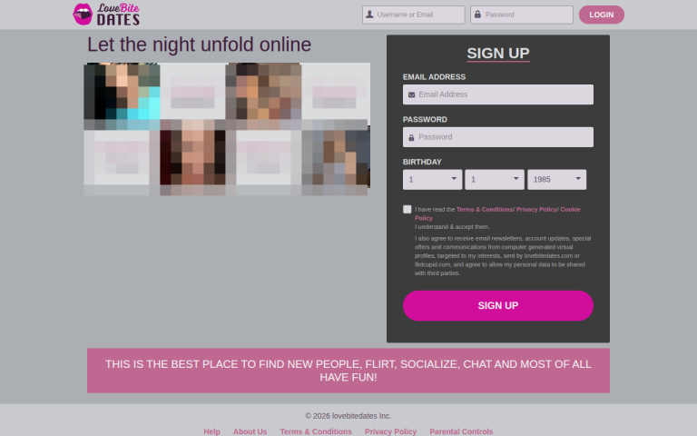 lovebitedates.com Reviews & Reviews Website Screenshot