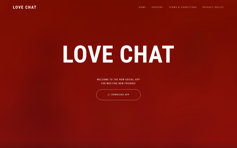 lovechat-app.com Reviews & Reviews Website Screenshot