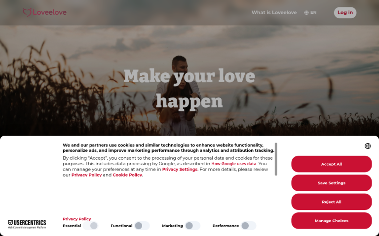 loveelove.me Reviews & Reviews Website Screenshot