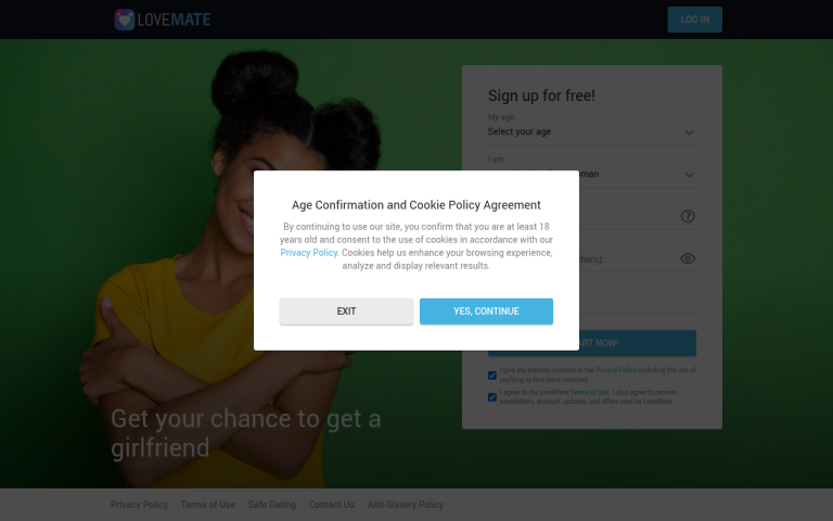 lovemate.co.za Reviews & Reviews Website Screenshot
