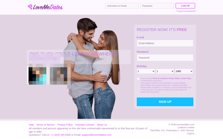 lovemedates.com Reviews & Reviews Website Screenshot