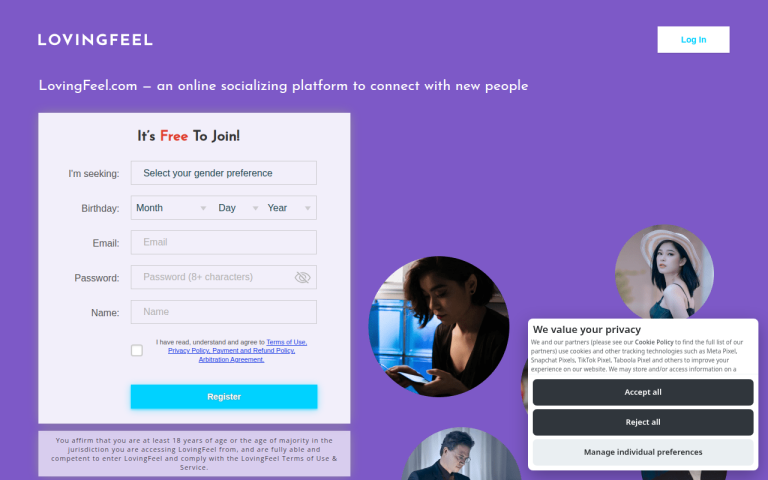 lovingfeel.com Reviews & Reviews Website Screenshot