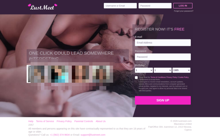 lustmeet.com Reviews & Reviews Website Screenshot