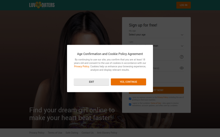 luvdaters.com Reviews & Reviews Website Screenshot