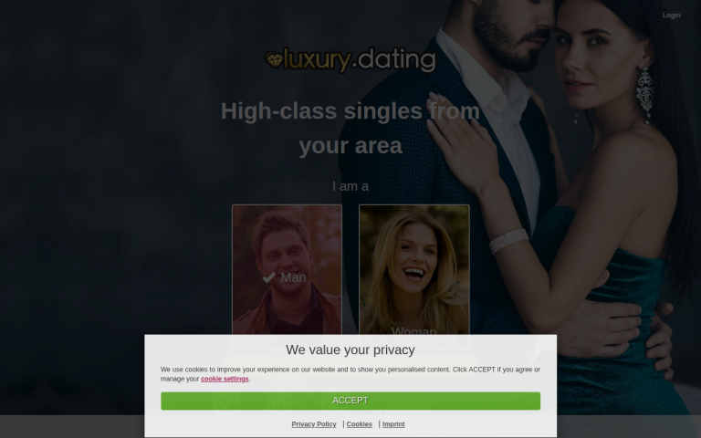 luxury.dating Reviews & Reviews Website Screenshot