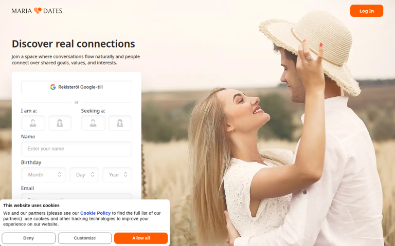 mariadates.com Reviews & Reviews Website Screenshot