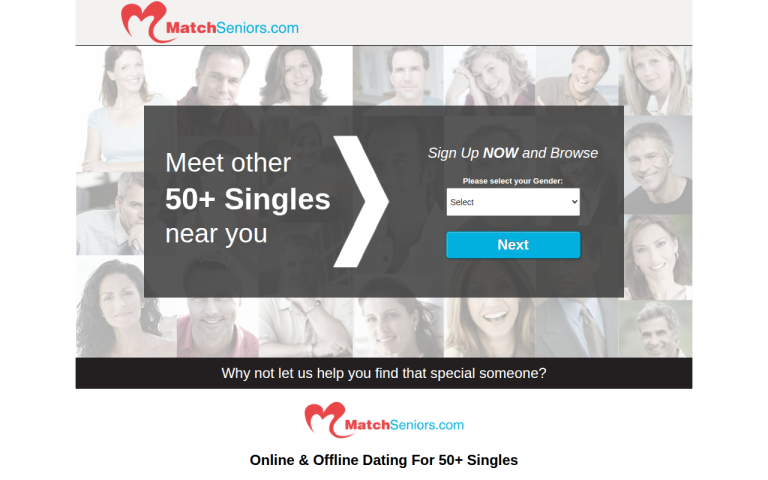 matchseniors.com Reviews & Reviews Website Screenshot