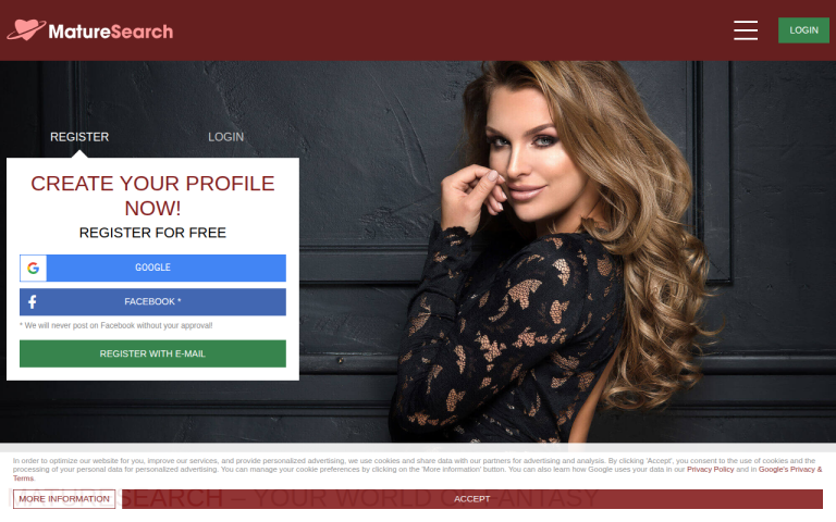 maturesearch.com Reviews & Reviews Website Screenshot