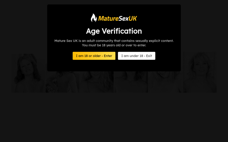 maturesexuk.com Reviews & Reviews Website Screenshot