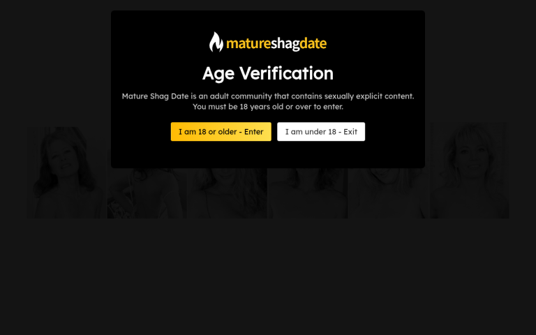 matureshagdate.co.uk Reviews & Reviews Website Screenshot