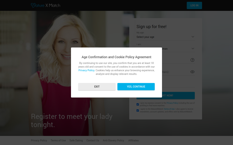 maturexmatch.com Reviews & Reviews Website Screenshot