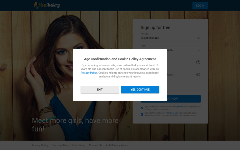 meetmesexy.com Reviews & Reviews Website Screenshot
