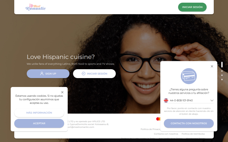 meetromantic.com Reviews & Reviews Website Screenshot