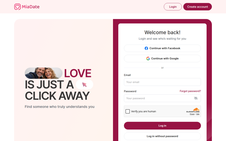 miadate.com Reviews & Reviews Website Screenshot