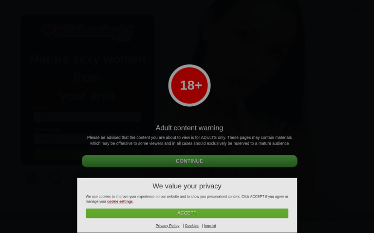 milf-hunting24.com Reviews & Reviews Website Screenshot