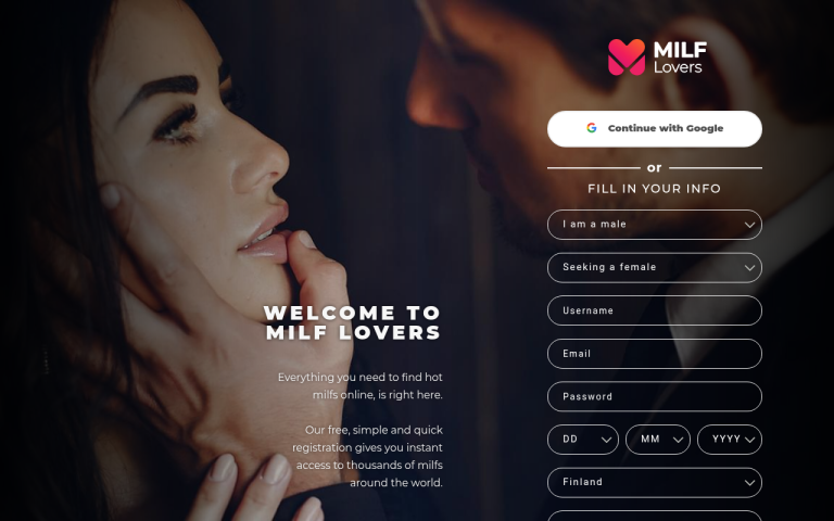 milf-lovers.com Reviews & Reviews Website Screenshot