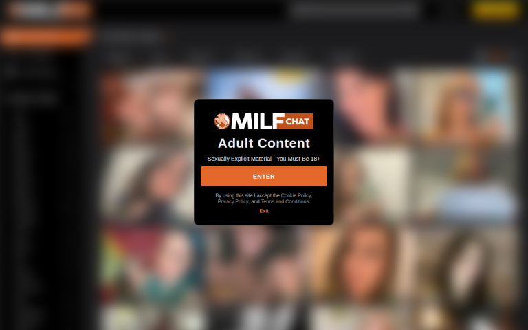 milfchat.com Reviews & Reviews Website Screenshot
