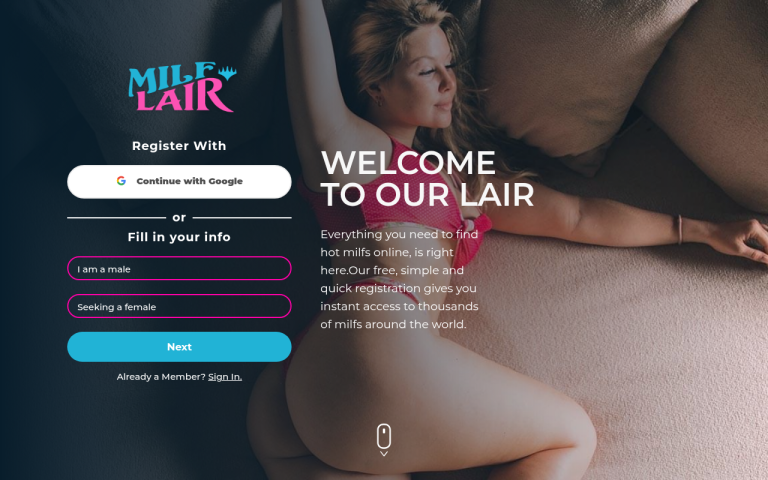 milflair.com Reviews & Reviews Website Screenshot