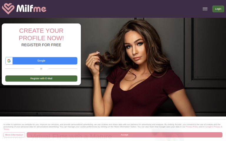 milfme.com Reviews & Reviews Website Screenshot