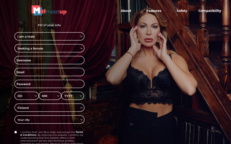 milfmeetup.com Reviews & Reviews Website Screenshot