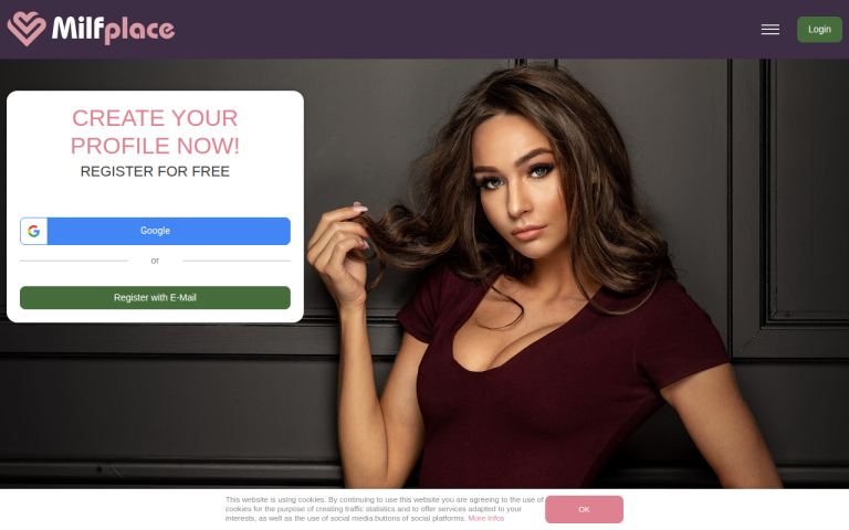 milfplace.com Reviews & Reviews Website Screenshot
