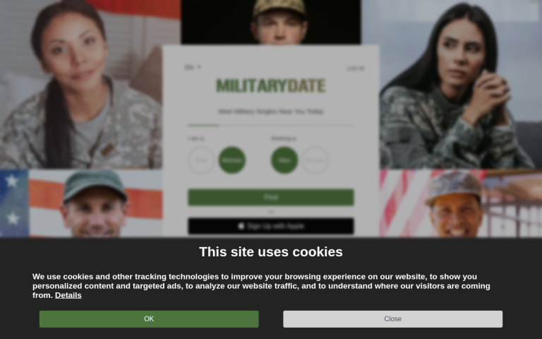military.date Reviews & Reviews Website Screenshot