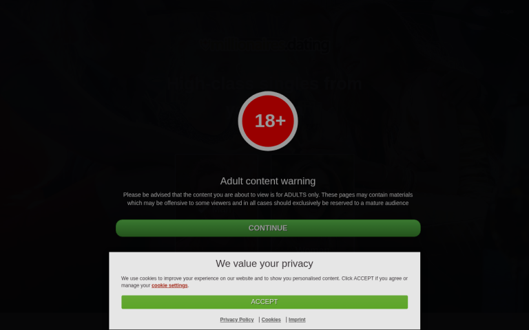 millionaires.dating Reviews & Reviews Website Screenshot