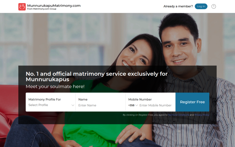 munnurukapumatrimony.com Reviews & Reviews Website Screenshot