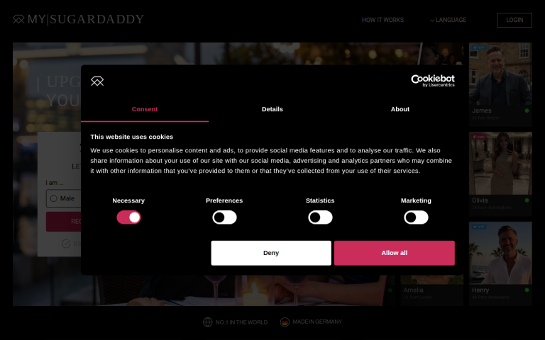 my-sugar-daddy.co.uk Reviews & Reviews Website Screenshot