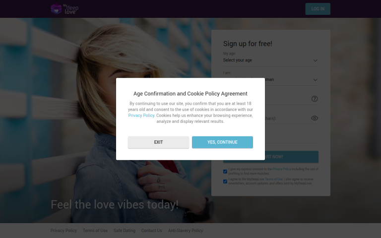 mydeeplove.com Reviews & Reviews Website Screenshot