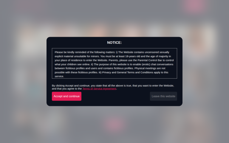 myfantasychat.com Reviews & Reviews Website Screenshot