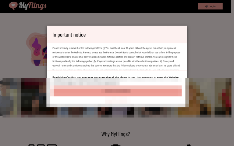 myflings.co.uk Reviews & Reviews Website Screenshot