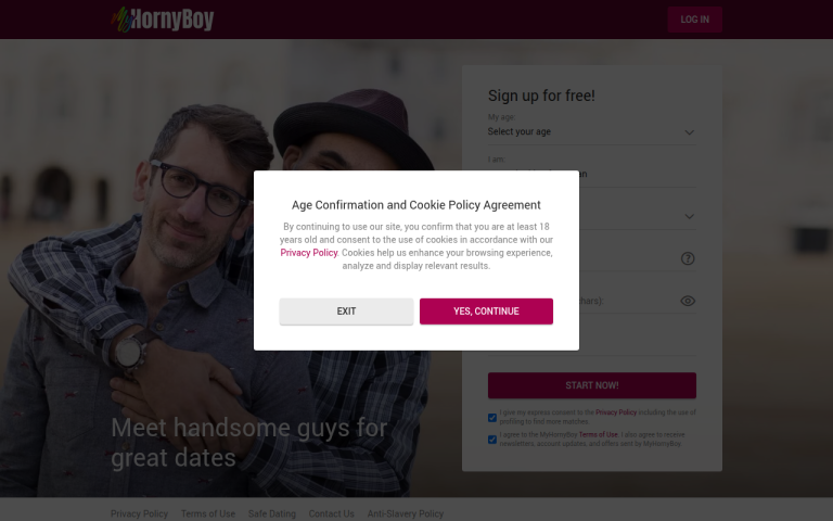 myhornyboy.com Reviews & Reviews Website Screenshot