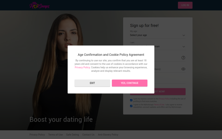 myhotsnaps.com Reviews & Reviews Website Screenshot