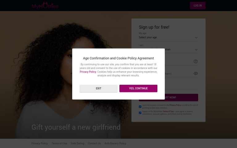 myhotties.co.za Reviews & Reviews Website Screenshot