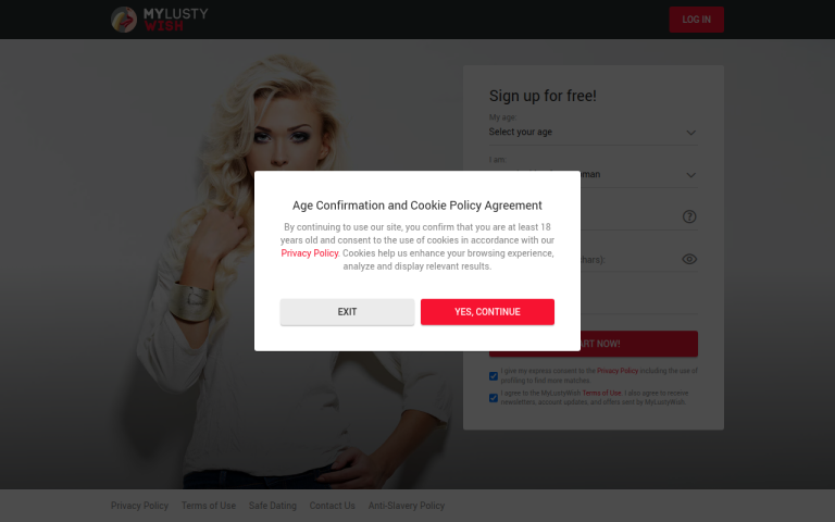 mylustywish.com Reviews & Reviews Website Screenshot