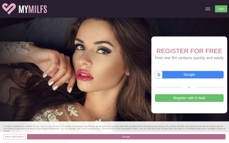 mymilfs.com Reviews & Reviews Website Screenshot